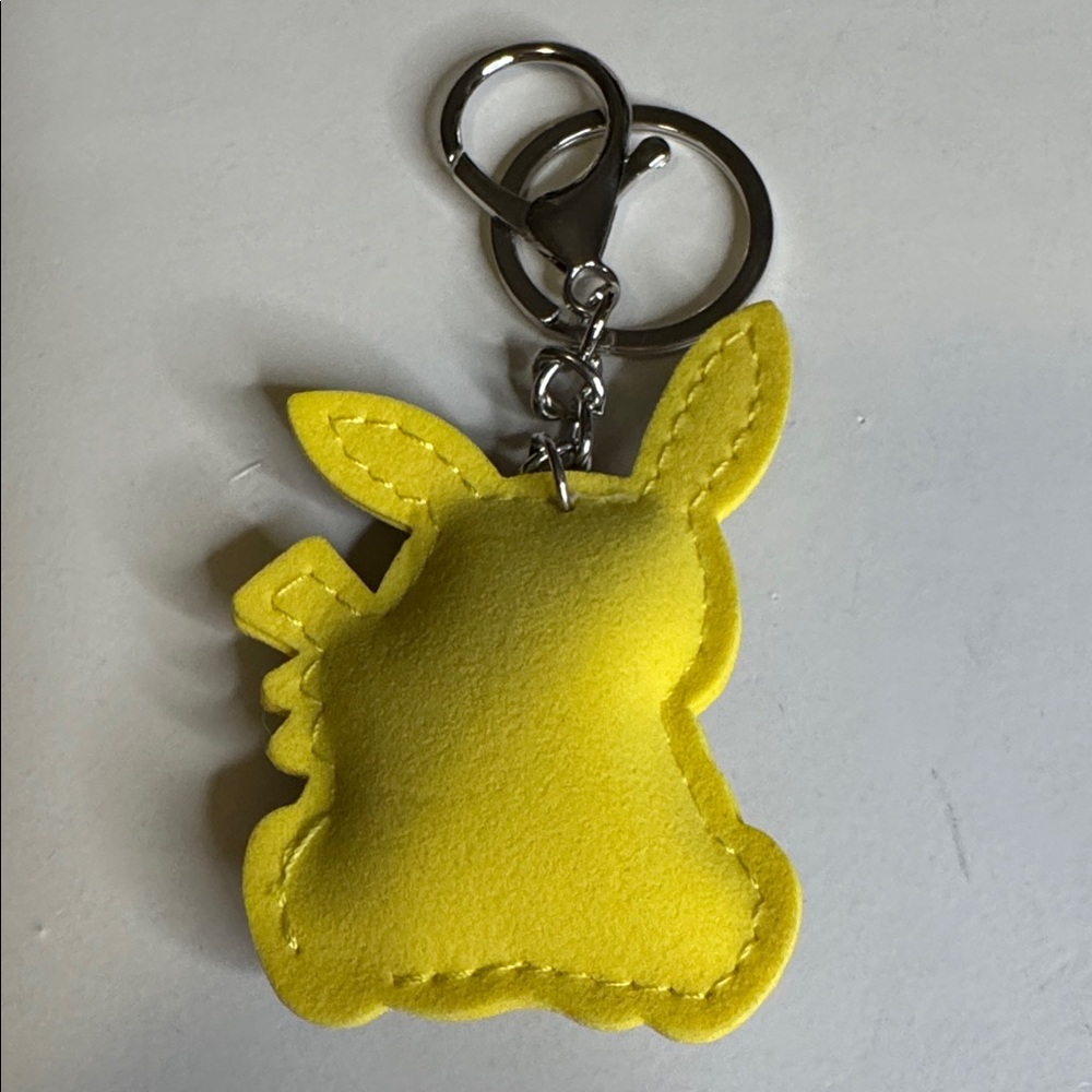 Yellow Pikachu Rhinestone Keychain - Picture 2 of 2